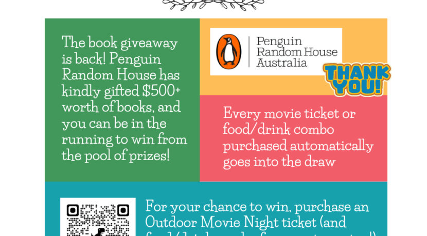 2023 Book Week & Movie Night giveaway!