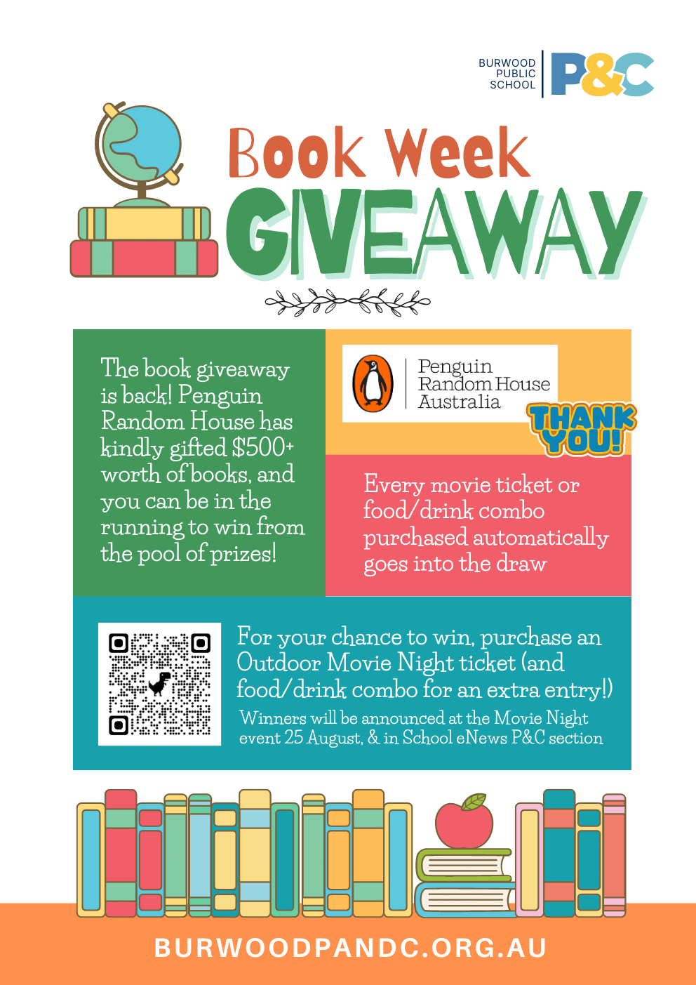 2023 Book Week & Movie Night giveaway!