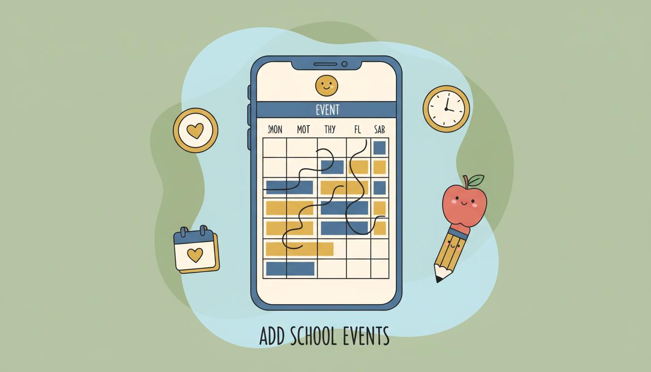 Adding the school calendar to your phone